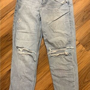 American Eagle Light Blue Distressed Jeans